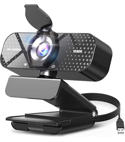 TRAUSI 1080P HD Webcam with Microphone : Amazon.ca: Electronics